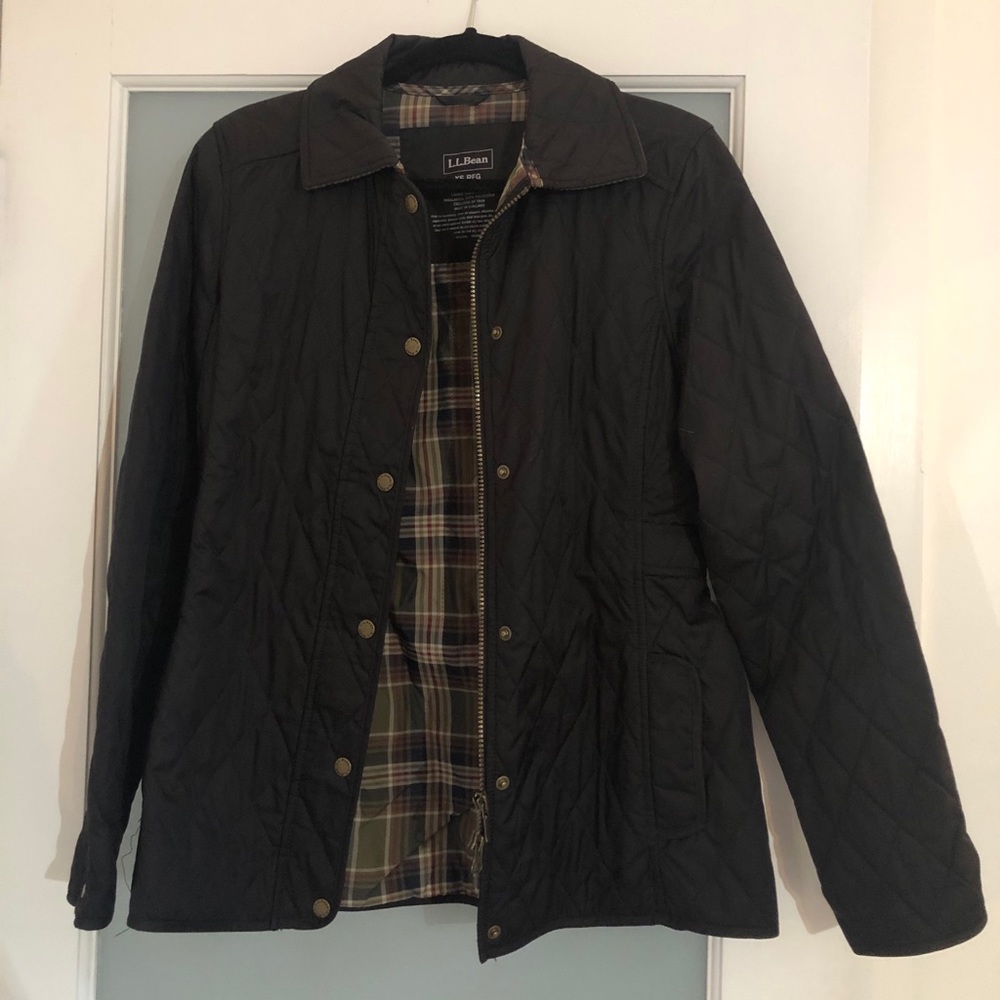 L.L. Bean Quilted Riding Jacket